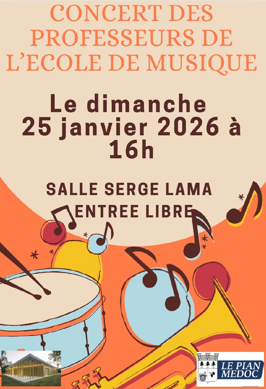 Concert des Professeurs de L&rsquo;Ecole de Musique